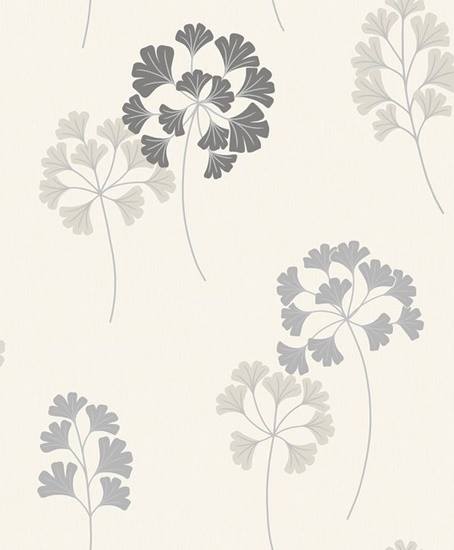 311730 Grey Flower Wallpaper