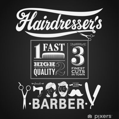 Barbershop Mural Wallpaper Barbershop Mural Wallpaper