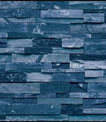 Blue brick wallpaper 