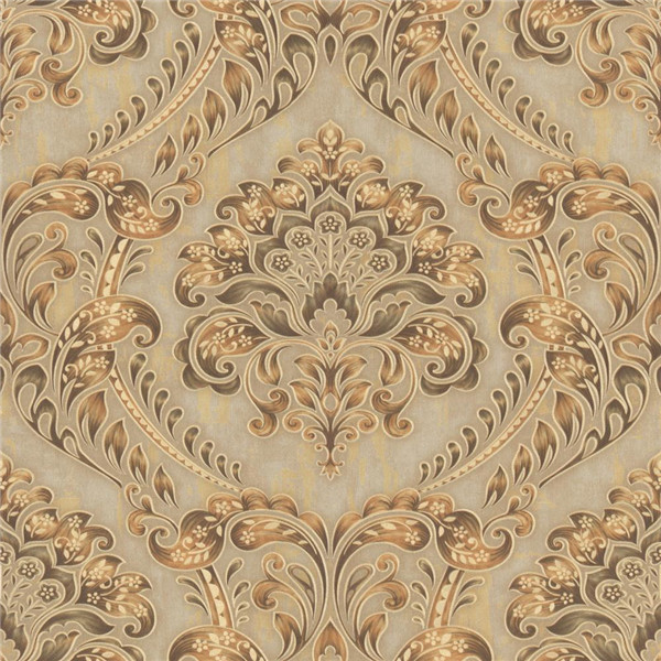 Brown and gold wallpaper