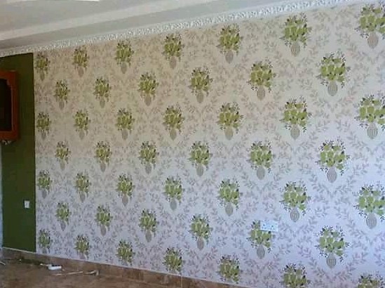 Green floral wallpaper desgn - Call: 0720271544 Wallpaper Kenya.