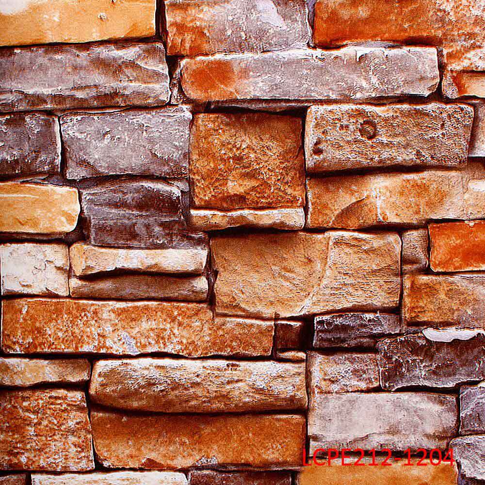 LCPE212-1204 Orange Brick Wallpaper - Call: +254741889754 Wallpaper Kenya.