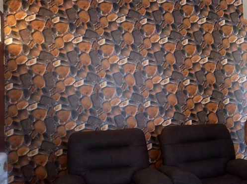 Textured brick wallpaper