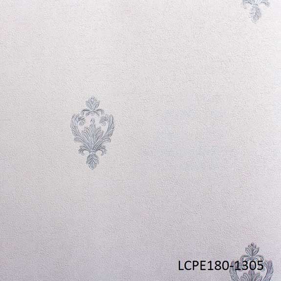 White & Silver Wallpaper LCPE180-1305