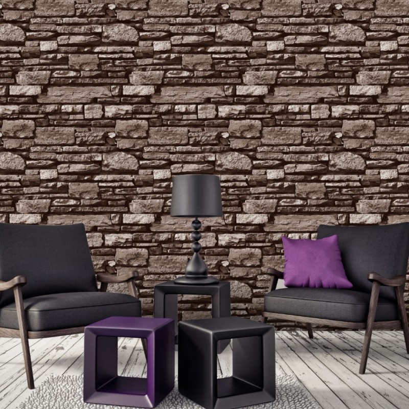Grey & white brick wallpaper - Call: +254741889754 Wallpaper Kenya.