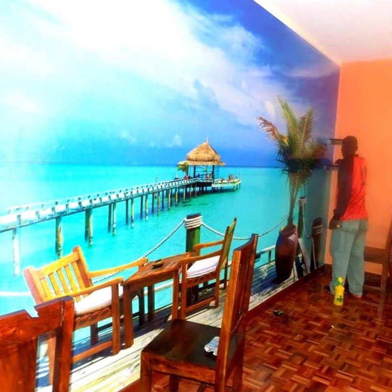 Forest mural wallpaper Call +254741889754 Wallpaper Kenya.