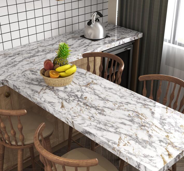 Marble contact-paper-countertops