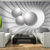 Furniture and home office wallpaper color harmony