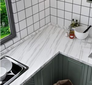 Waterproof kitchen backsplash contact paper