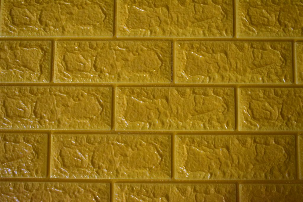 Yellow aesthetics with acoustic wall panels