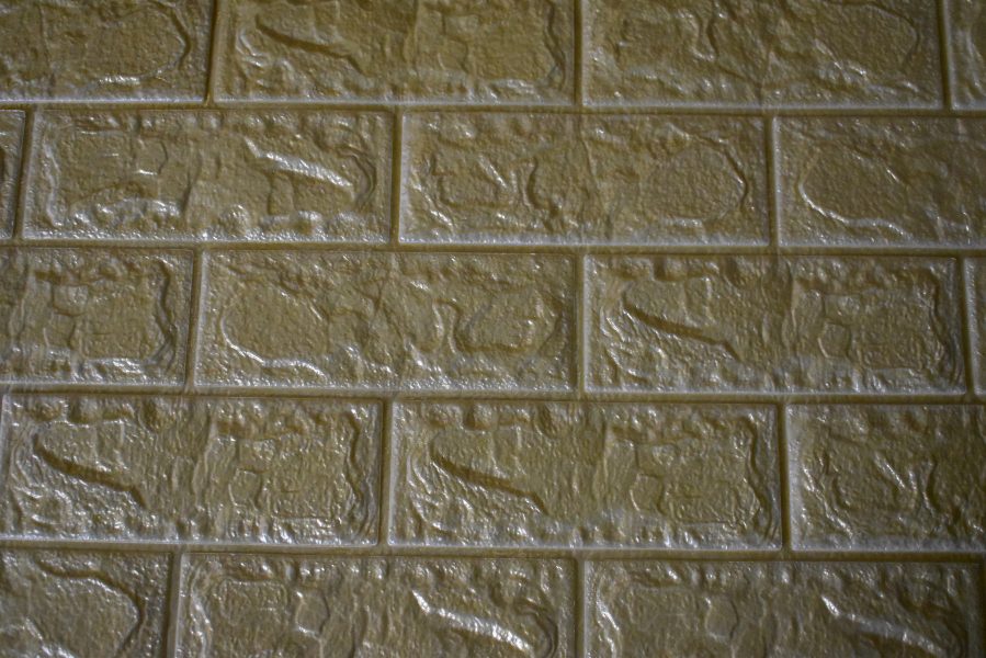 3d foam self-adhesive brick wallpaper