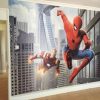 Spiderman super hero home nursery wall mural
