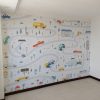 Classic nursery girls wall paper murals