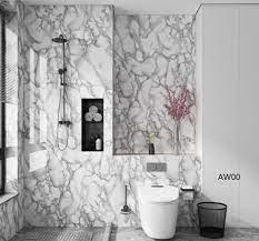 Self-adhesive, waterproof bathroom full wall mural. 