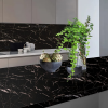 Black marble waterproof kitchen contact paper wall