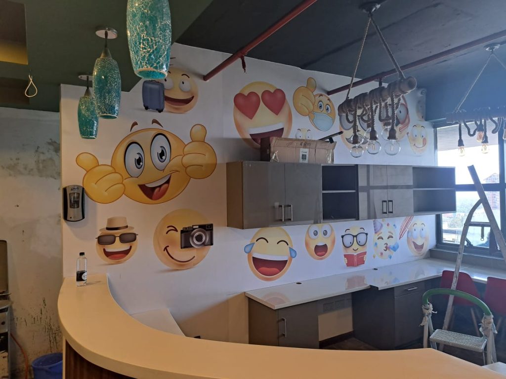 Children's dentistry wall mural