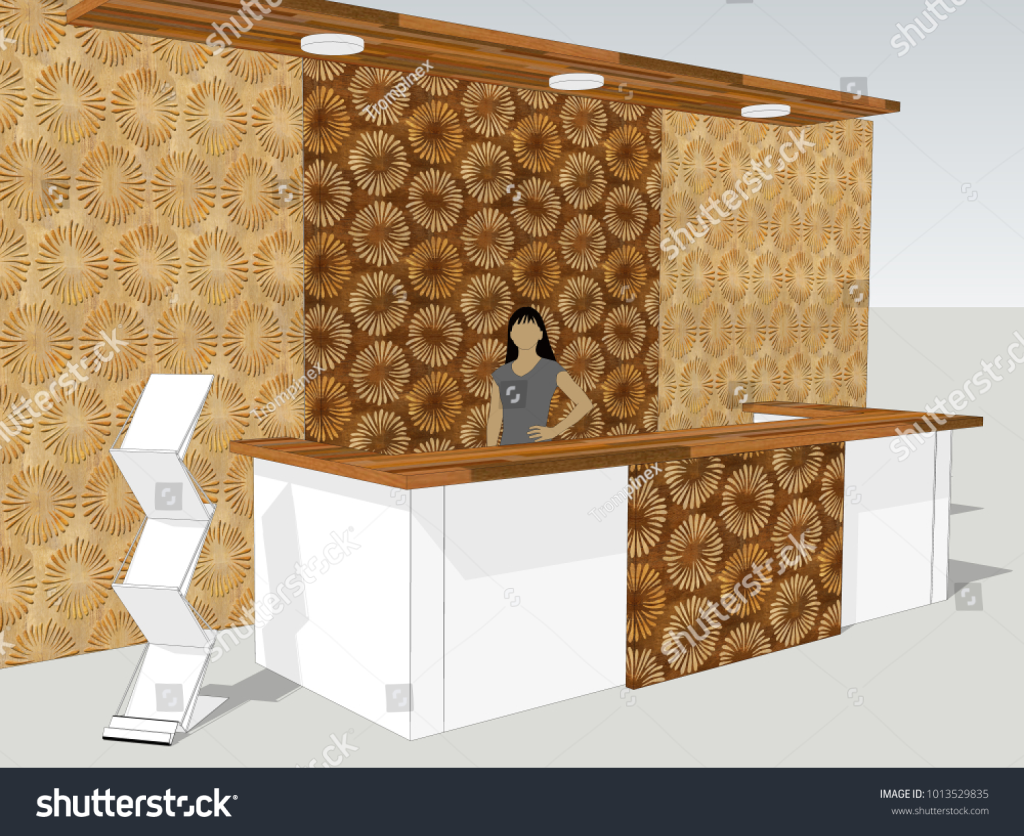 Office wallpaper background with aesthetic concept, vector format. 