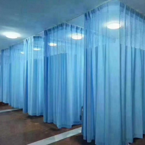 light blue antimicrobial surgical curtains