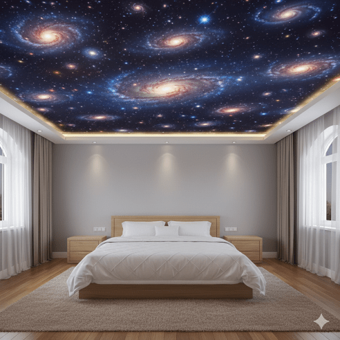 Galaxy Ceiling Wallpaper Mural